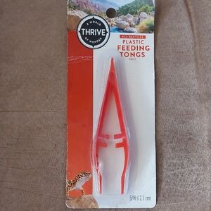 🦎 Thrive Vibrant Red Feeding Tongs